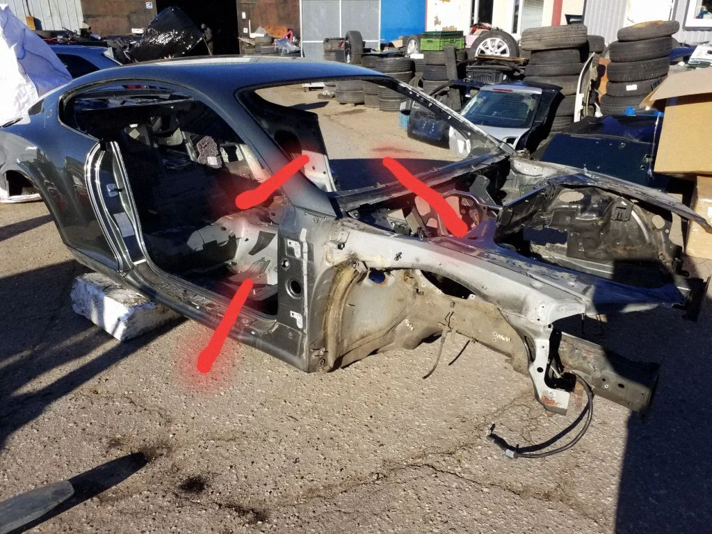 Ćwiartka przednia (przód karoserii) – Bentley Continental (2003-2017)