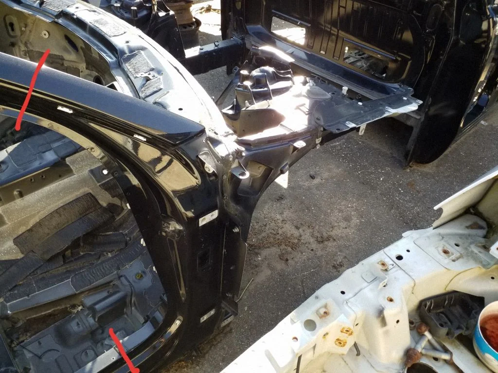 Front quarter panel – right