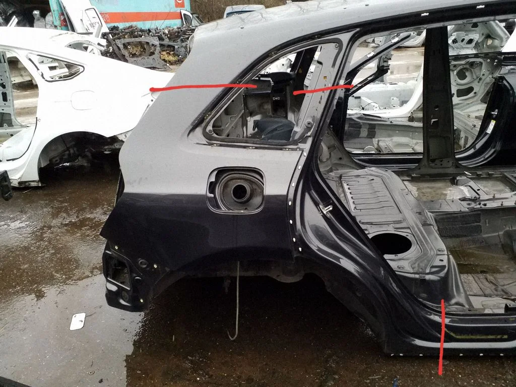 Rear quarter panel – right