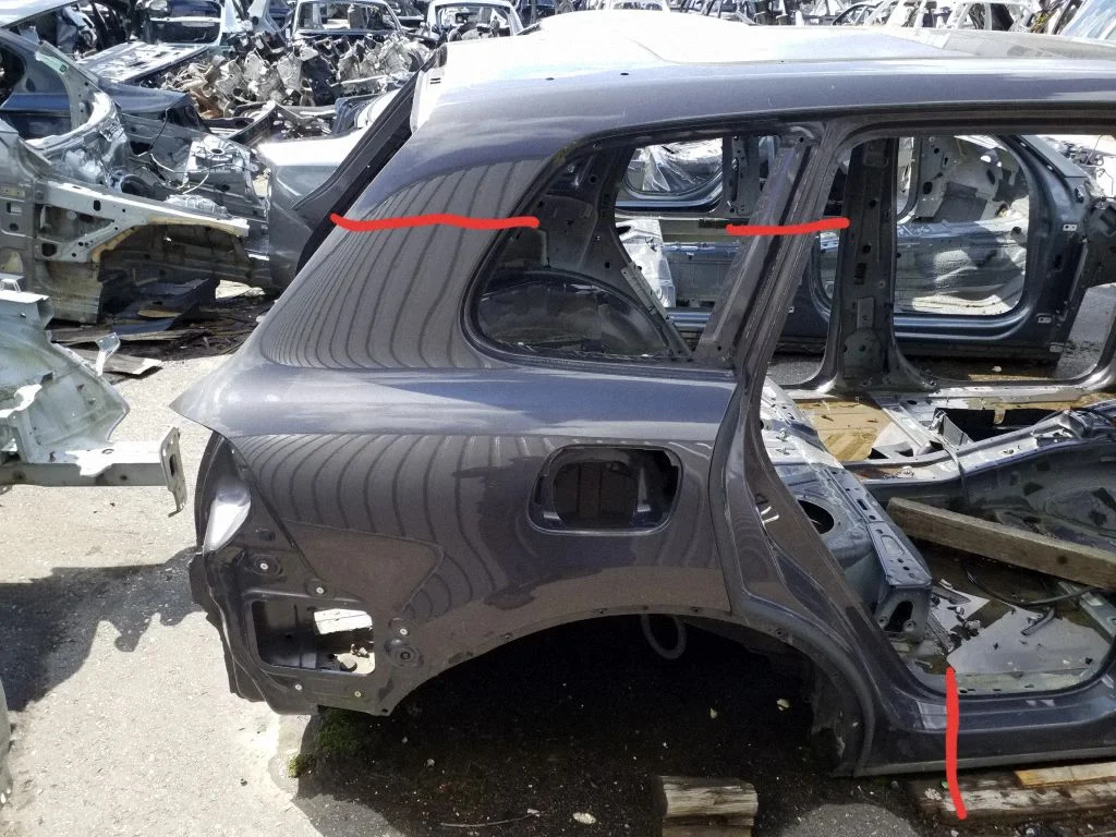 Rear quarter panel – right