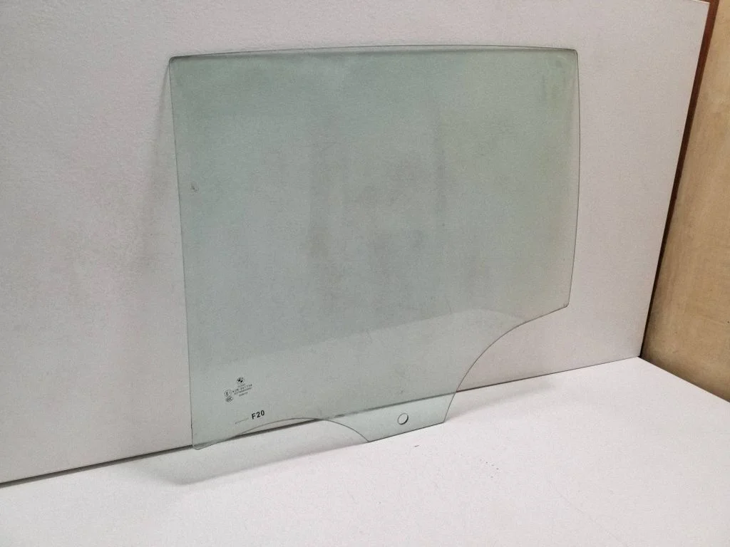 Rear door window glass – left