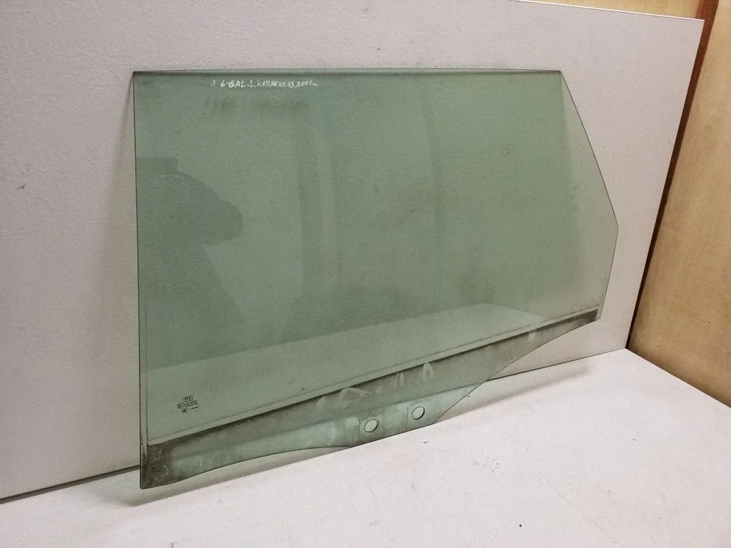 Rear door window glass – left