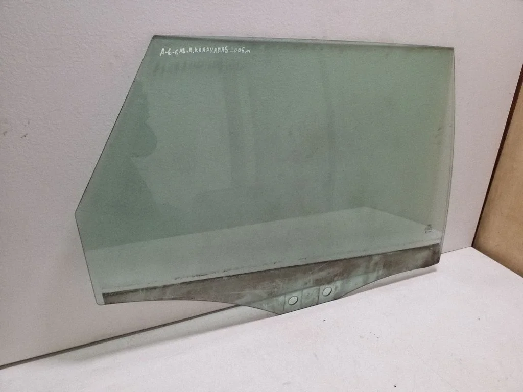Rear door window glass – right
