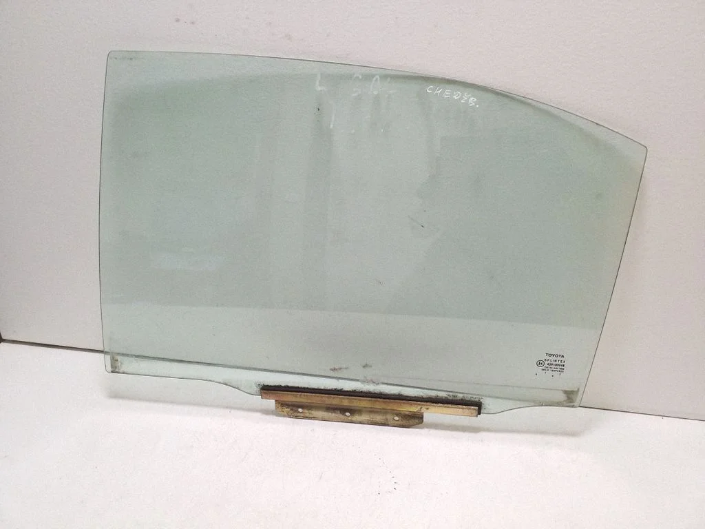 Rear door window glass – left