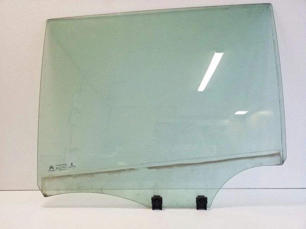 Rear door window glass – left