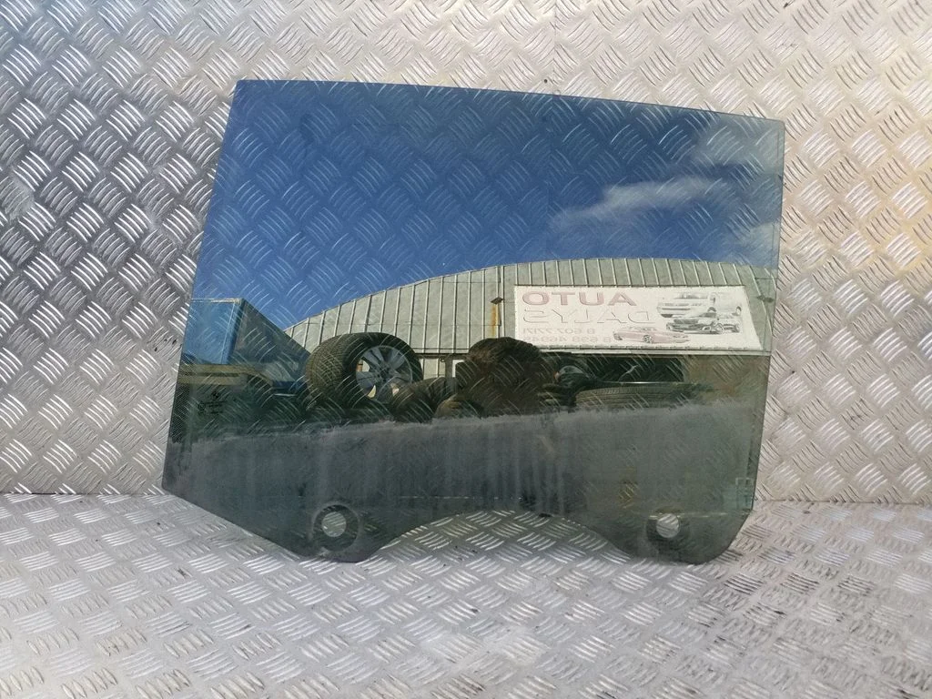 Rear door window glass – left