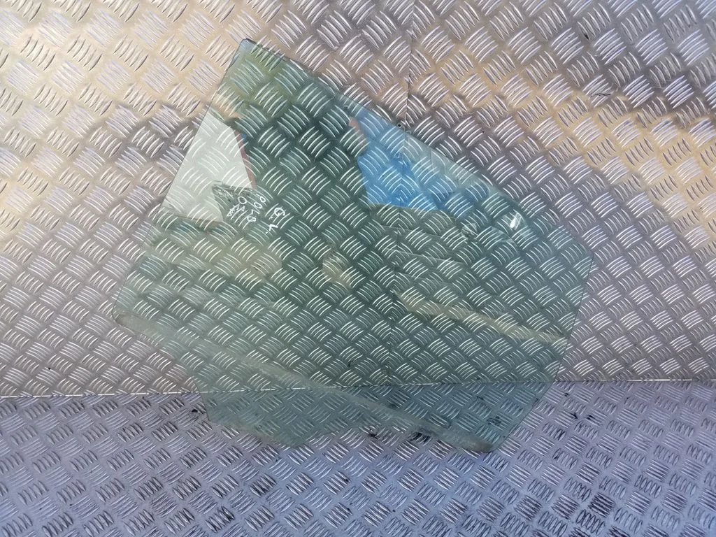 Rear door window glass – left