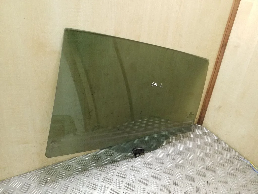 Rear door window glass – left