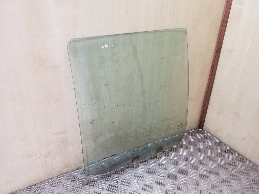 Rear door window glass – left