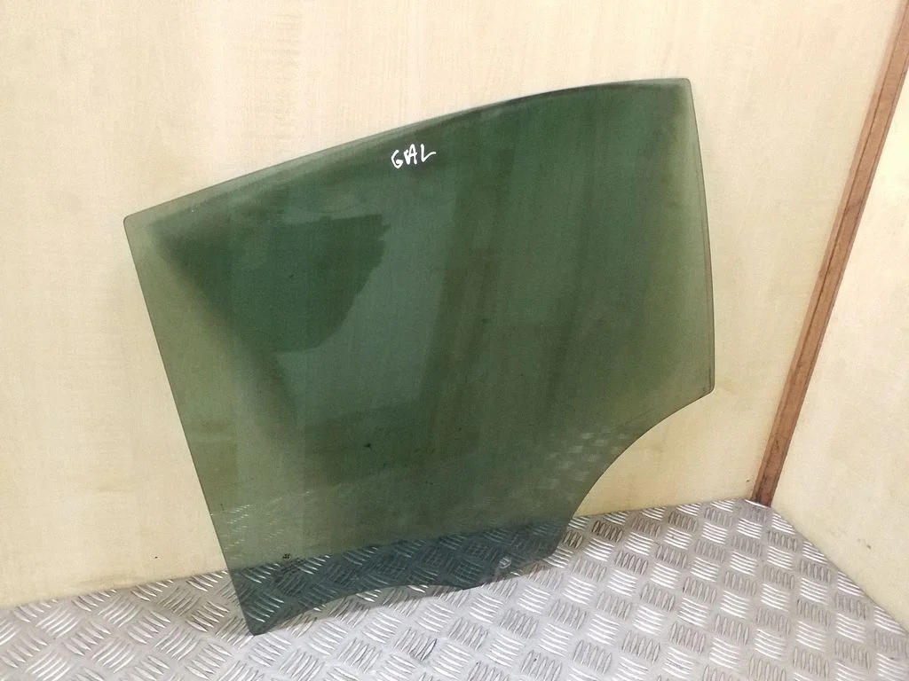 Rear door window glass – left