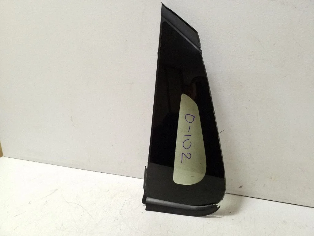 Rear vent window glass – left