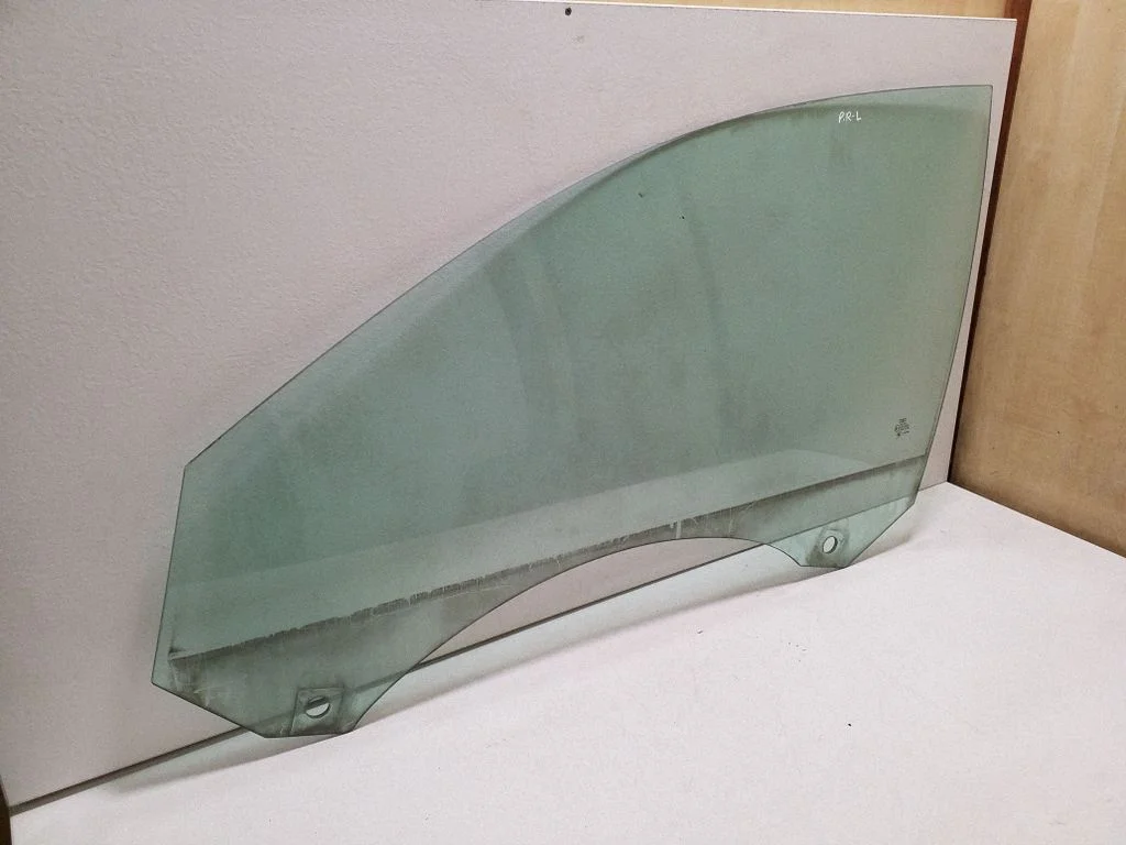 Front door window glass four-door – left