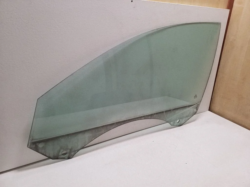 Front door window glass four-door – left