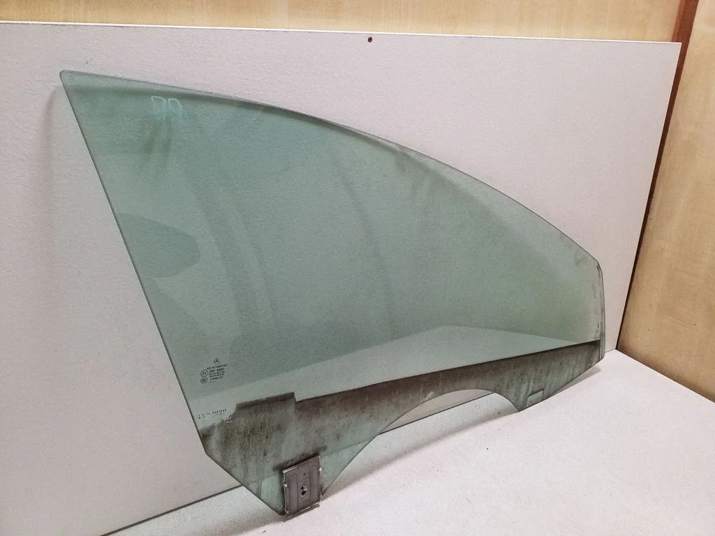 Front door window glass four-door – right