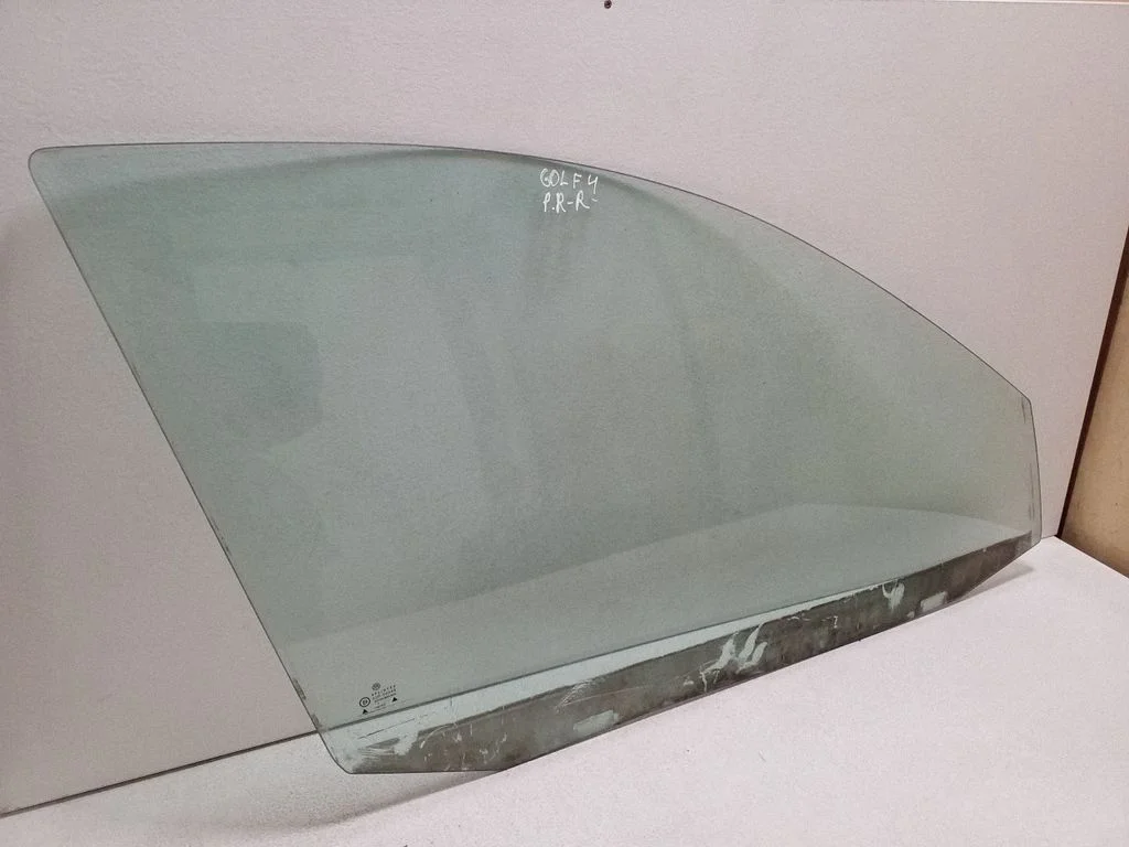 Front door window glass four-door – right