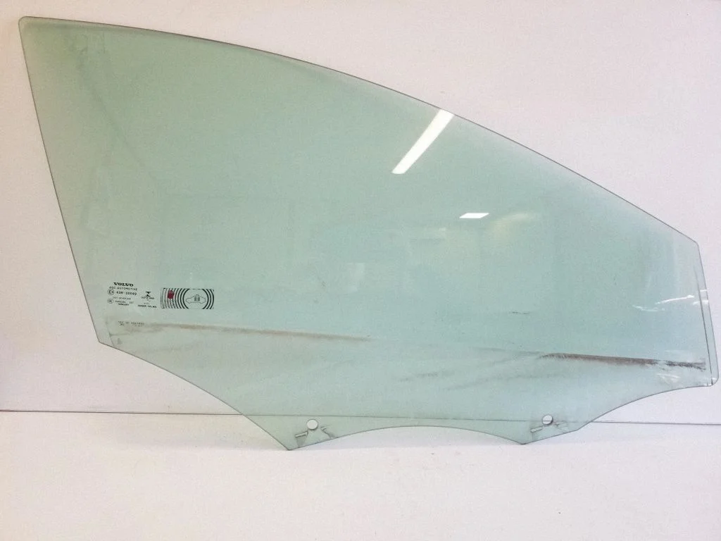 Front door window glass four-door – right
