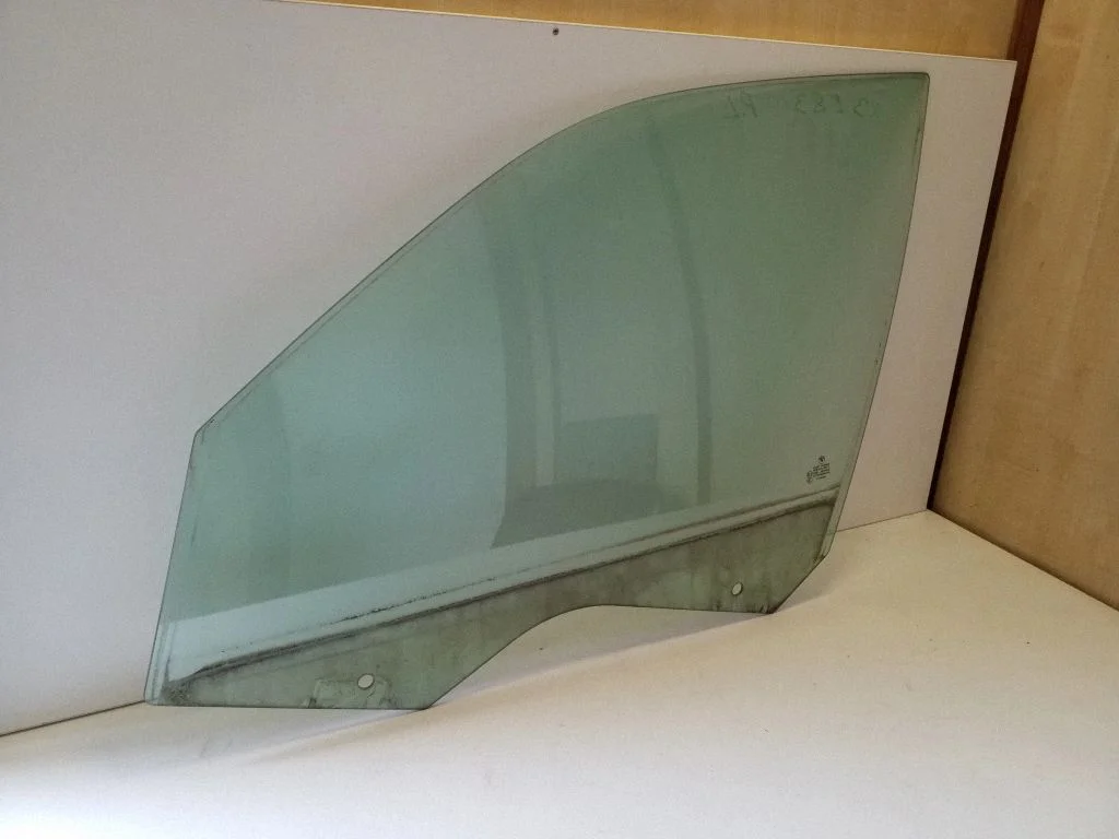 Front door window glass four-door – left