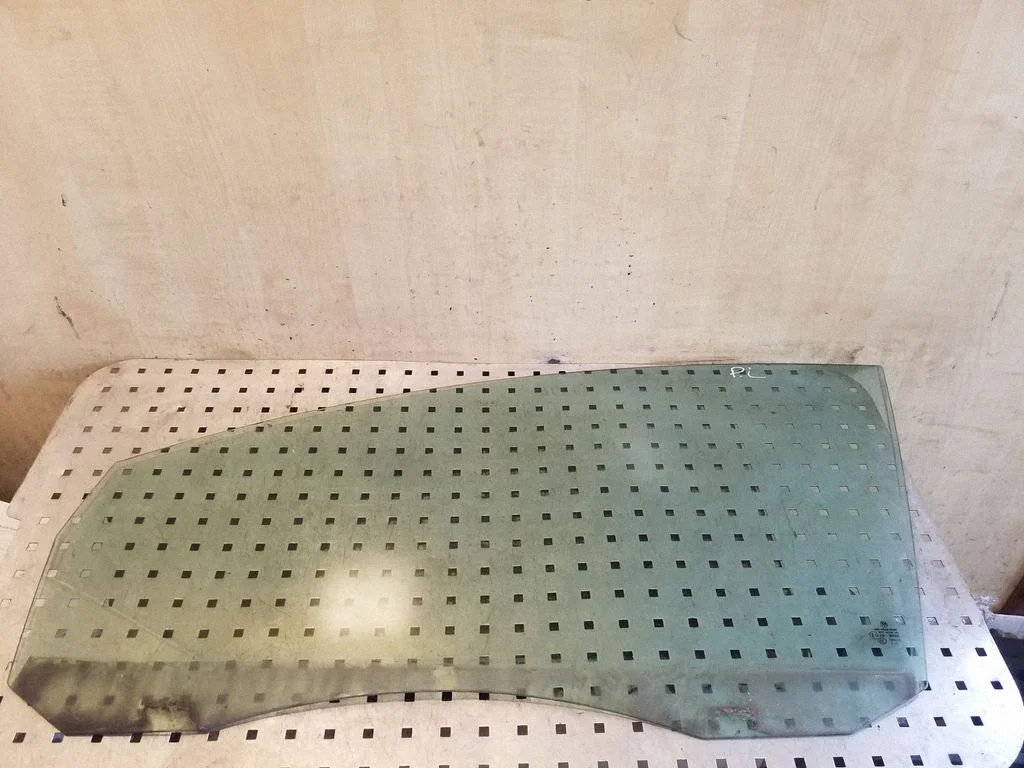 Front door window glass four-door – left