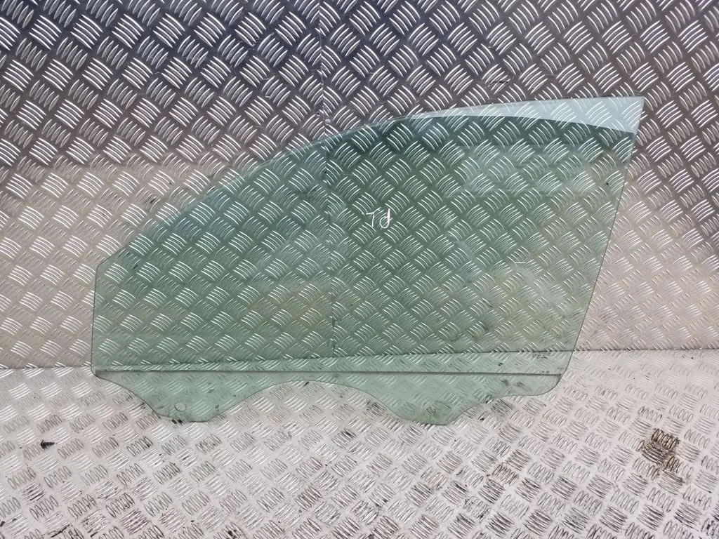 Front door window glass four-door – left