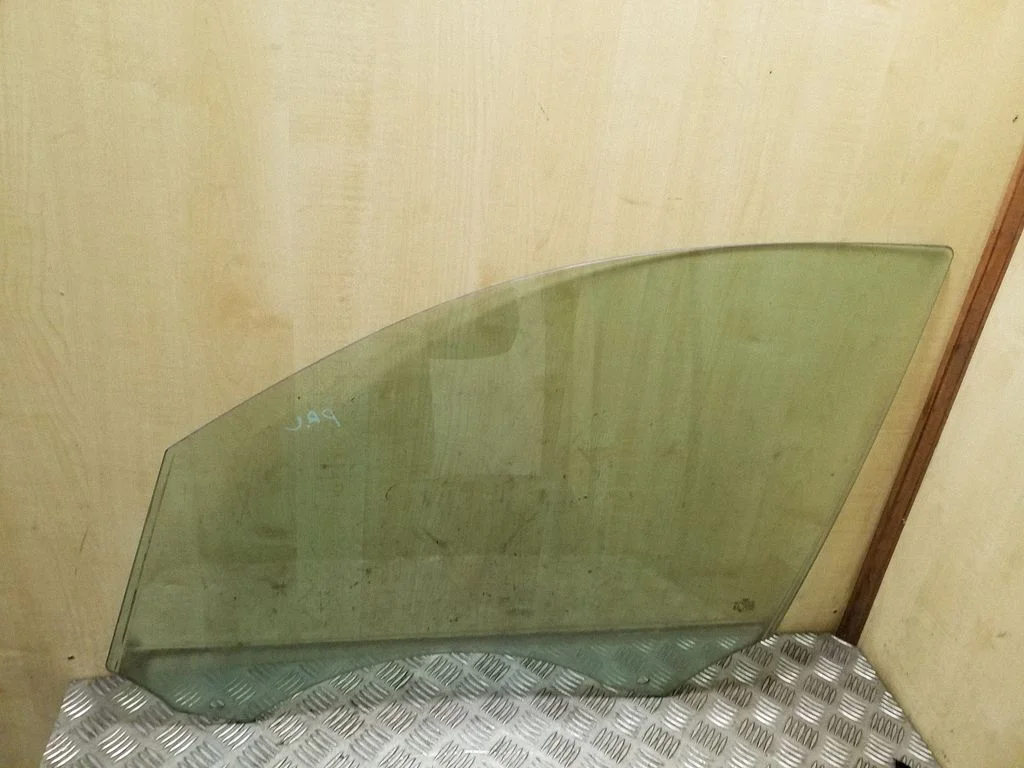 Front door window glass four-door – left