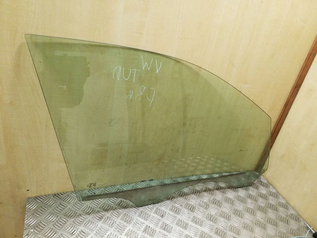 Front door window glass four-door – right