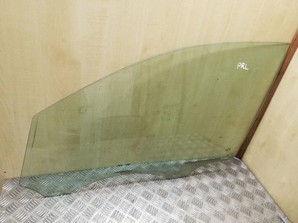 Front door window glass four-door – left
