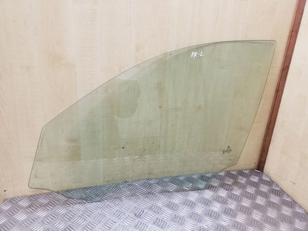 Front door window glass four-door – left