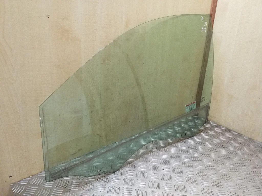 Front door window glass four-door – left