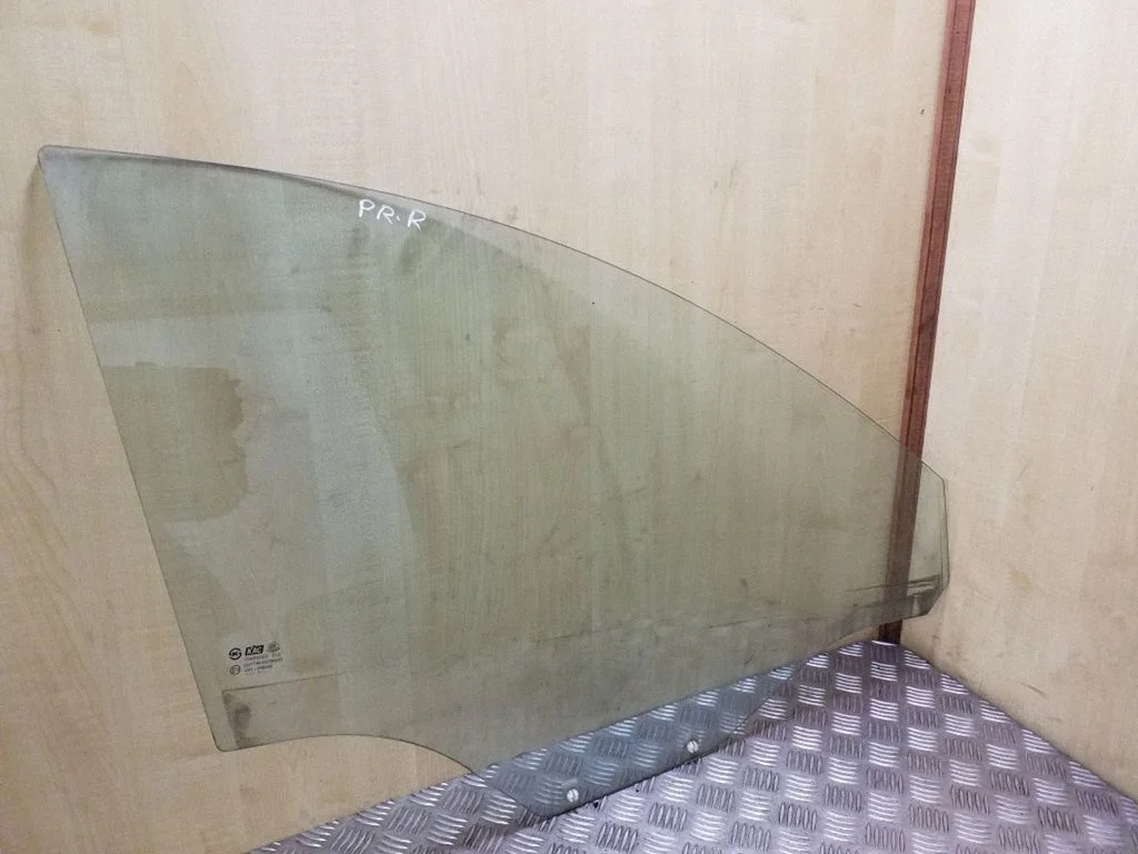 Front door window glass four-door – right