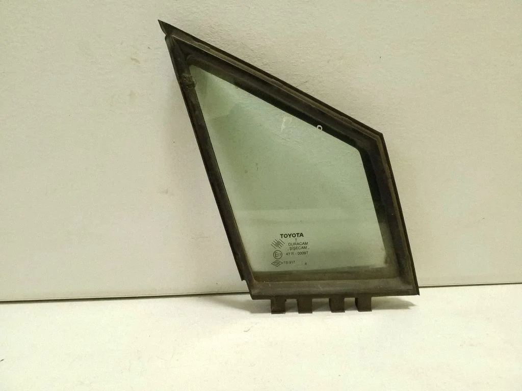 Front door vent window glass four-door – right