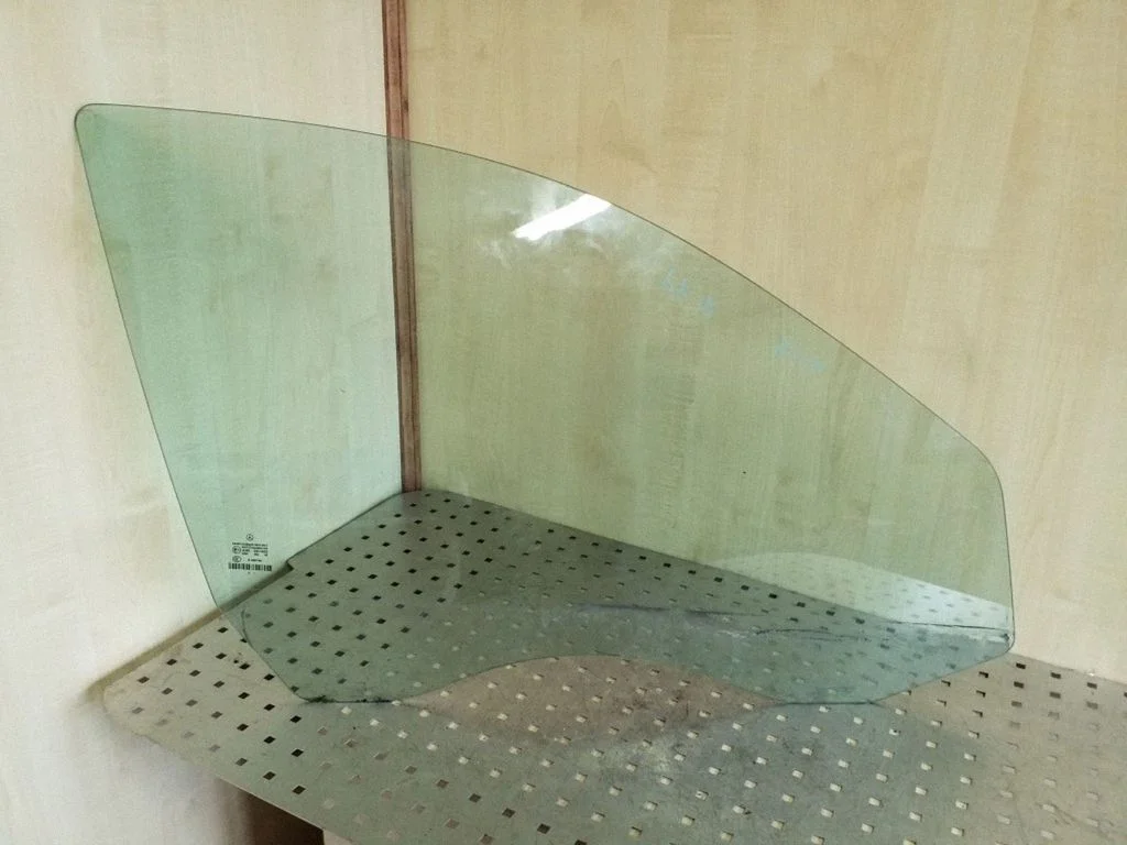 Front door window glass four-door – right