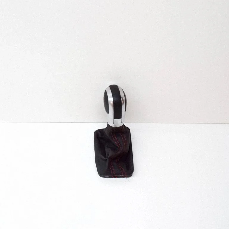 Gear lever shifter trim leather/knob