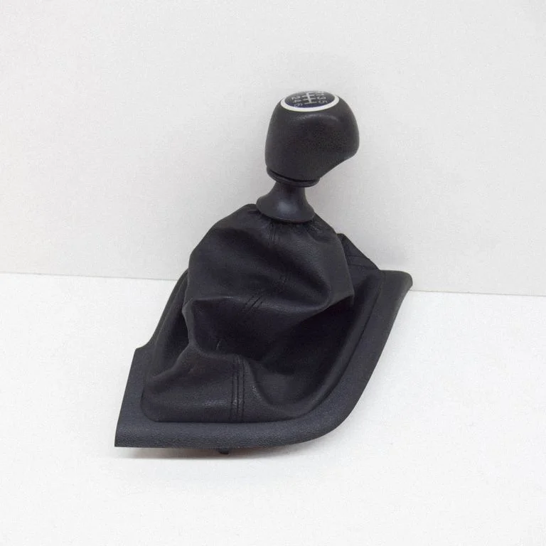 Gear lever shifter trim leather/knob