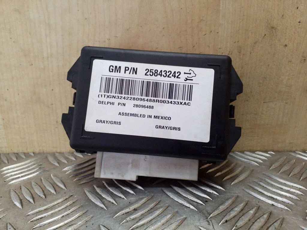 Comfort/convenience module 25843242