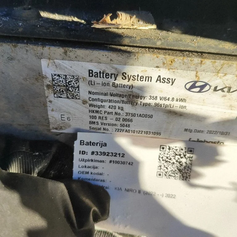 Hübriid-/elektriauto aku 37501AO050 – KIA Niro (2022-)