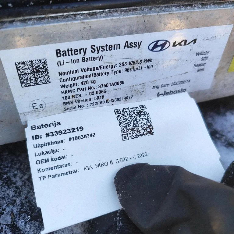 Hübriid-/elektriauto aku 37501AO050 – KIA Niro (2022-)