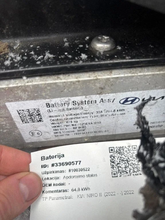 Hübriid-/elektriauto aku 37501AO050 – KIA Niro (2022-)