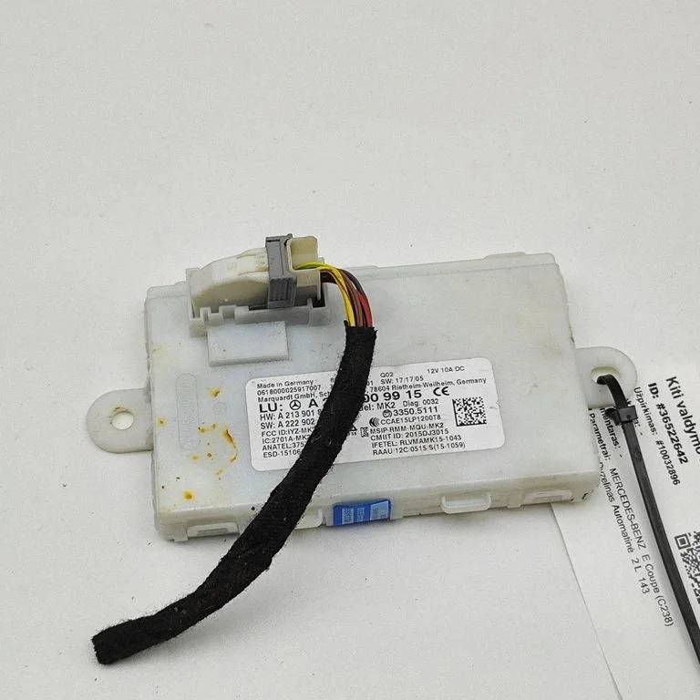 Bezatslēgas sistēmas KESSY (keyless) vadības bloks/modulis A2139018003
