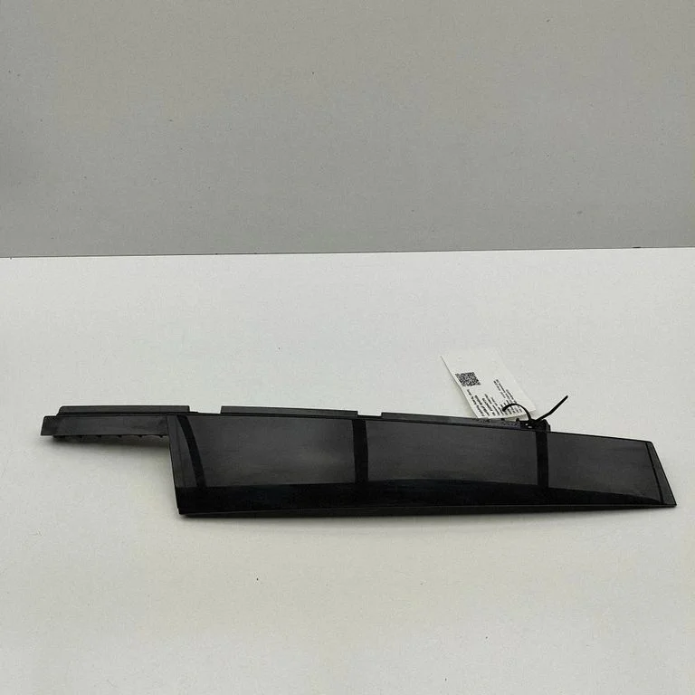 Front door glass trim molding