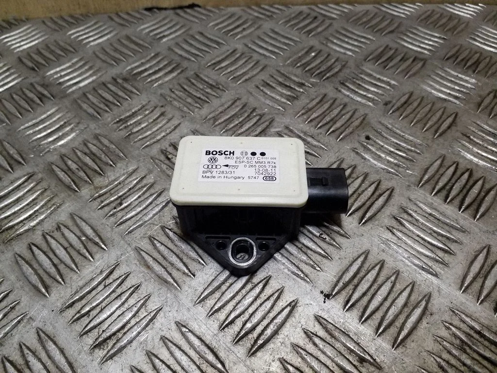 ESP acceleration yaw rate sensor 8K0907637C
