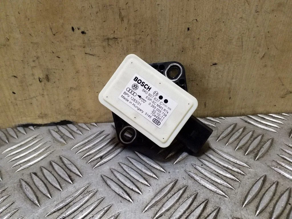 ESP acceleration yaw rate sensor 8K0907637C