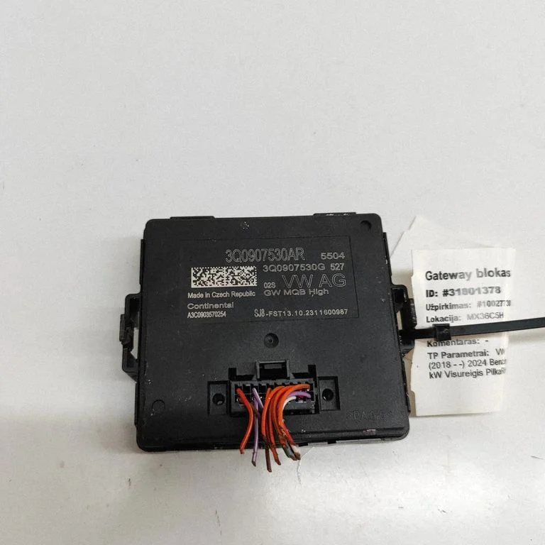 Gateway valdymo modulis