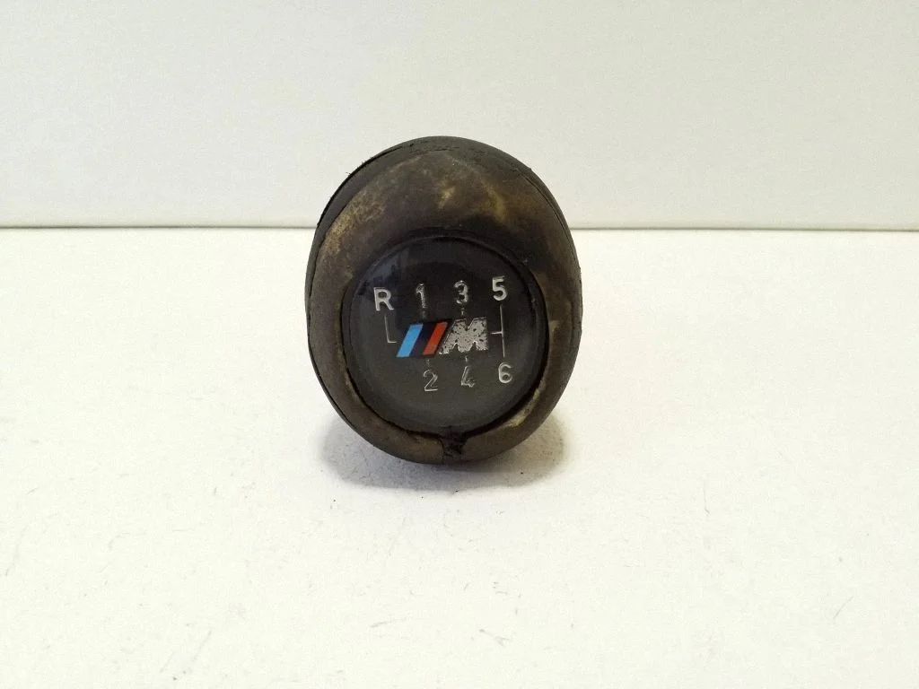 Gear lever shifter trim leather/knob