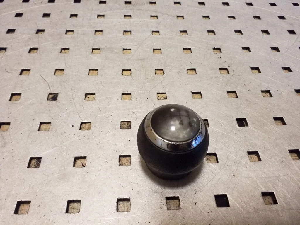 Gear lever shifter trim leather/knob