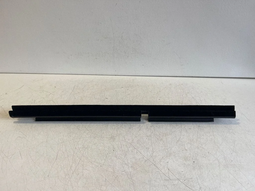 Rear door glass trim molding – left
