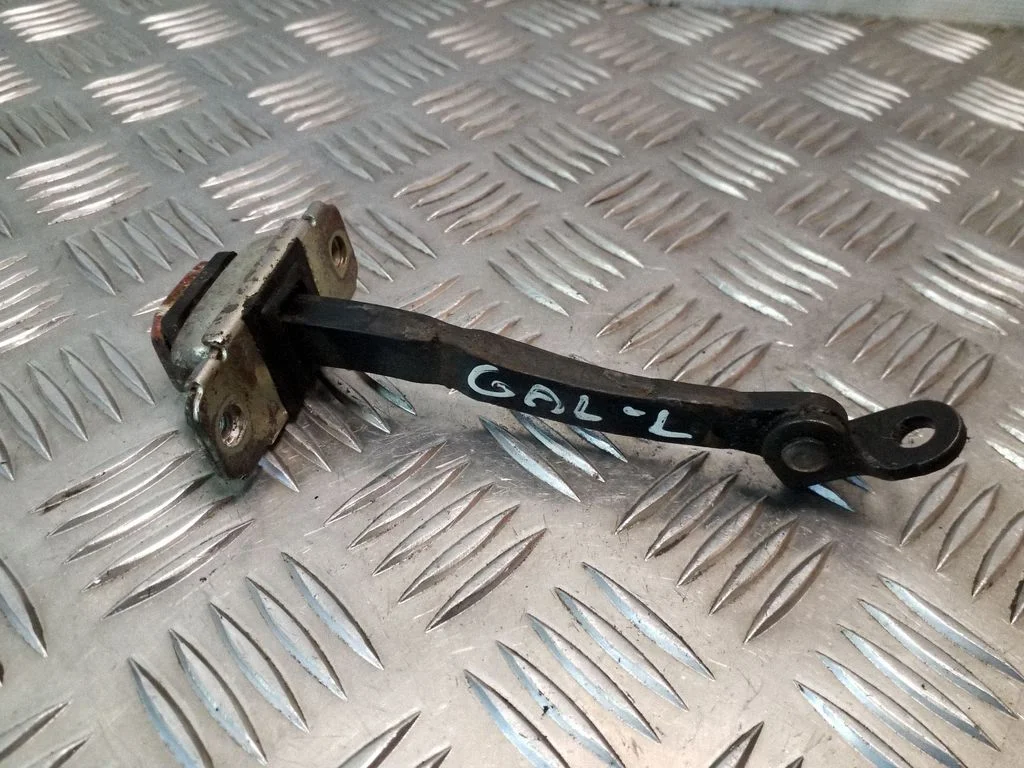 Rear door check strap stopper – left