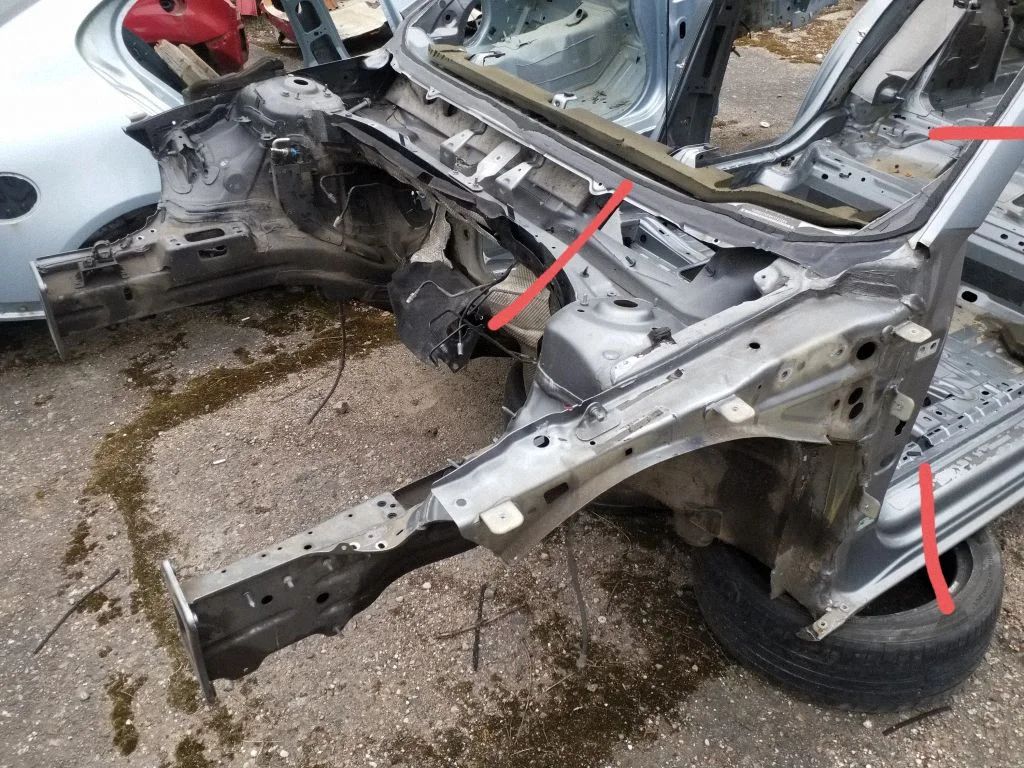Front quarter panel – front left