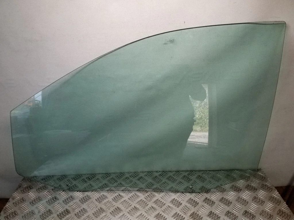 Front door window glass four-door – left