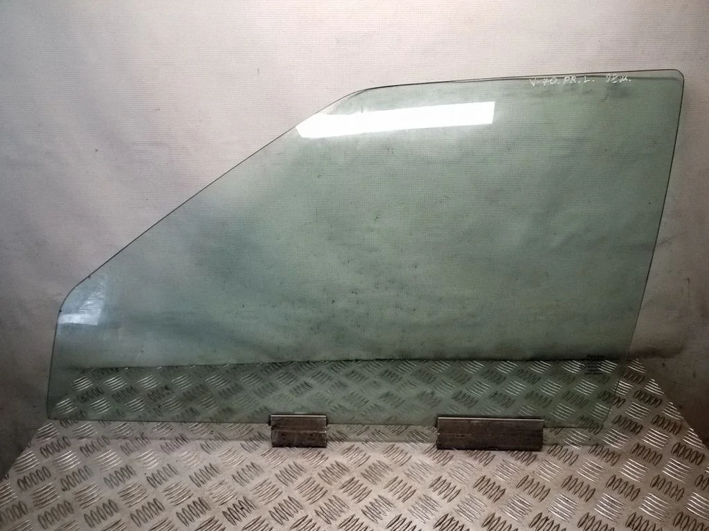 Front door window glass four-door – left