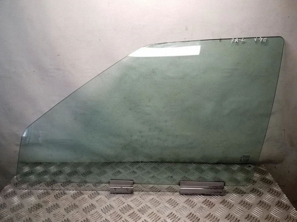 Front door window glass four-door – left